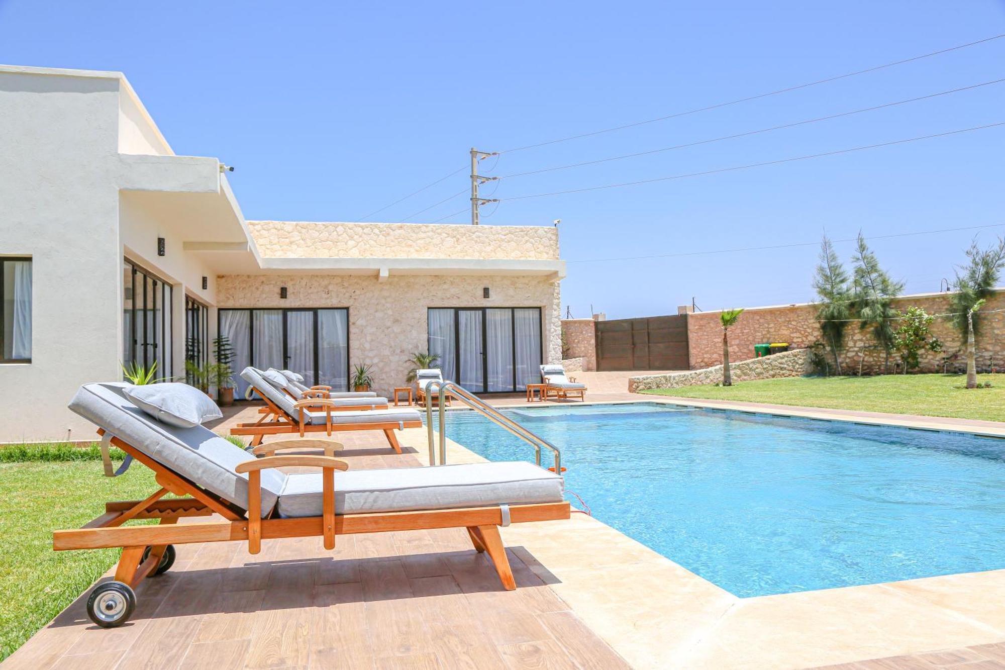 Villa La Rose Bleue - Residence Hoteliere Avec Piscine - Essaouira Luaran gambar