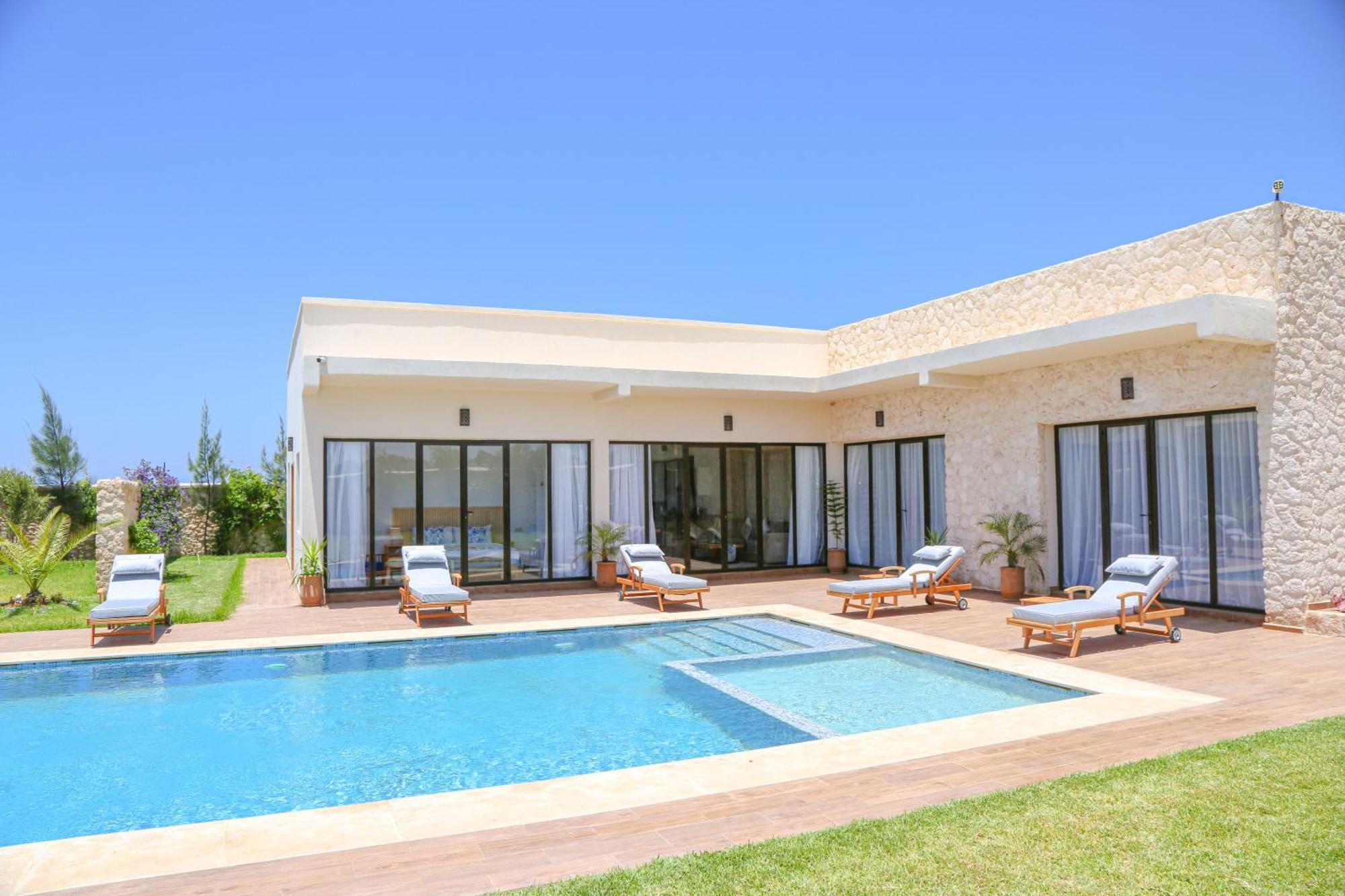 Villa La Rose Bleue - Residence Hoteliere Avec Piscine - Essaouira Luaran gambar